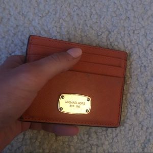 Michael Kors Orange Cardholder